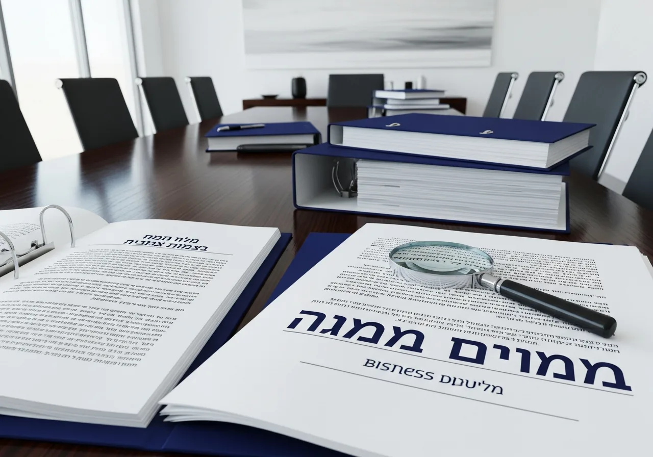 סכסוכים עסקיים — מסמכים